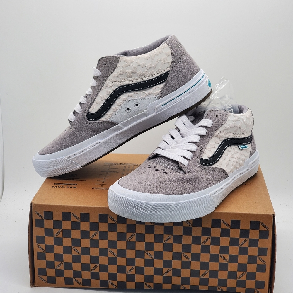 Van's BMX Style114 Peraza Grey/White Sneaker Shoes Sz7.5 New